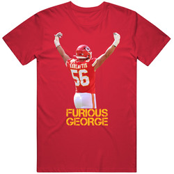 George Karlaftis Furious George Kansas City Football T Shirt