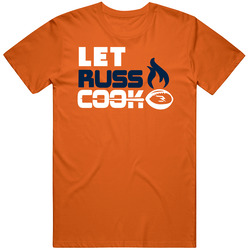 Let Russ Cook Denver Football Sports Fan Russell Wilson T Shirt