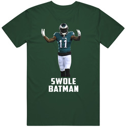 Aj Brown Swole Batman Philadelphia Football Fan Cool T Shirt