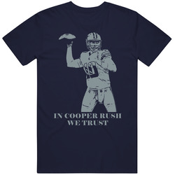 In Cooper Rush We Trust Dallas Football Fan T Shirt
