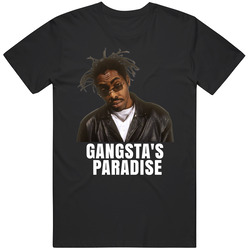 Coolio Gangta's Paradise Rapper Tribute Fan T Shirt