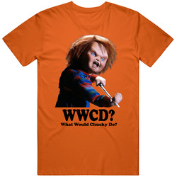 Chucky Child's Play Wwcd Horror Movie Fan T Shirt