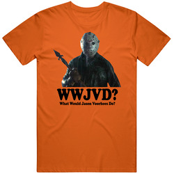 Jason Voorhees Friday The 13th Wwjvd Horror Movie Fan T Shirt