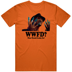Freddy Nightmare On Elm Street Wwfd Horror Movie Fan T Shirt