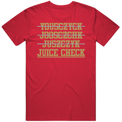 Kyle Juszczyk Juice Check San Francisco Football Fan T Shirt