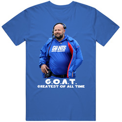 Brian Daboll Greatest Of All Time Goat New York Football Fan T Shirt