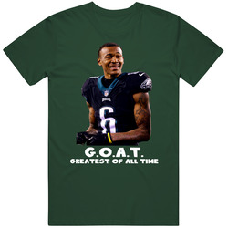 Devonta Smith Greatest Of All Time Goat Philadelphia Football Fan T Sh