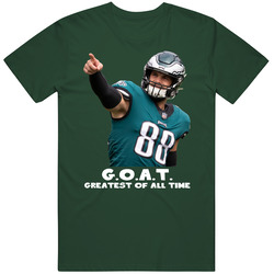 Dallas Goedert Greatest Of All Time Goat Philadelphia Football Fan T S