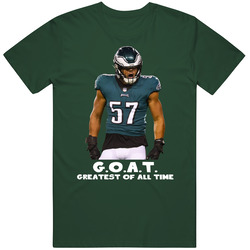 Tj Edwards Greatest Of All Time Goat Philadelphia Football Fan T Shirt