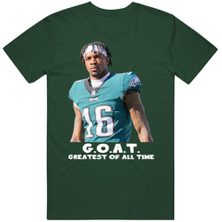 Quez Watkins Greatest Of All Time Goat Philadelphia Football Fan T Shi