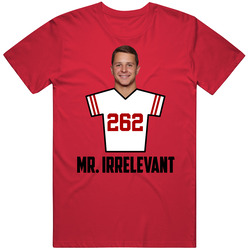 Brock Purdy Mr Irrelevant 262 Draft Pick San Francisco Football T Shir