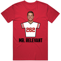 Brock Purdy Mr Relevant 262 Draft Pick San Francisco Football T Shirt