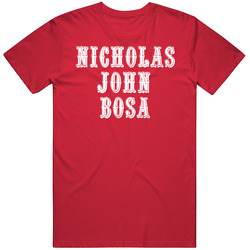 Nick Bosa Nicholas John Bosa San Francisco Football T Shirt