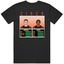 Joe Burrow Ja'marr Chase Cincy Video Game Parody T Shirt