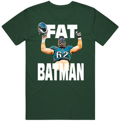 Jason Kelce Fat Batman Philadelphia Football T Shirt