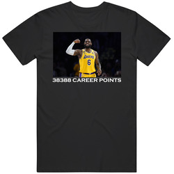Lebron James Career Points Leader Los Angeles Basketball Fan T Shirt