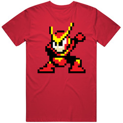 Quick Man Mega Man 2 Enemy Video Game Cool T Shirt
