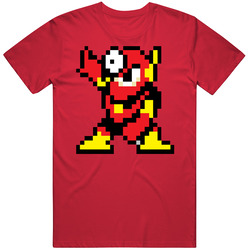 Metal Man Mega Man 2 Enemy Video Game Cool T Shirt