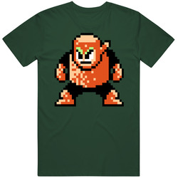 Wood Man Mega Man 2 Enemy Video Game Cool T Shirt