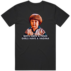 Kindergarten Cop Boys Penis Girls Have Vagina Quote Movie T Shirt