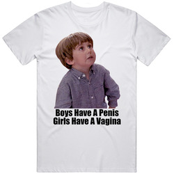 Boys Have A Penis Girls Have A Vagina Kindergarten Cop Movie T Shirt