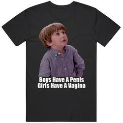 Boys Have A Penis Girls Have A Vagina Kindergarten Cop T Shirt