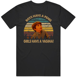 Kindergarten Cop Boys Have Penis Girls Have Vagina Quote Movie T Shirt