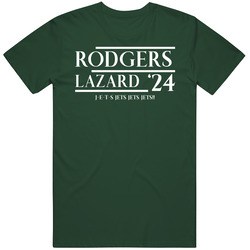 Aaron Rodgers Allen Lazard 2024 New York Football T Shirt