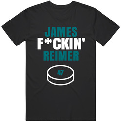 James Fckin Reimer San Jose Hockey Fan T Shirt