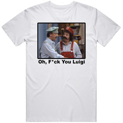 Fck You Luigi Super Mario Brothers Super Show Tv T Shirt