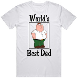 Peter Griffin Family Guy World's Best Dad Tv Fan T Shirt
