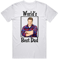 Dan Conner Roseanne World's Best Dad Tv Fan T Shirt