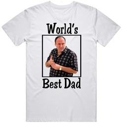 Tony Soprano The Sopranos World's Best Dad Tv Fan T Shirt