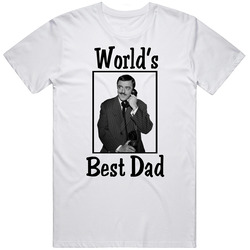 Gomez Addams The Addams Family World's Best Dad Tv Fan T Shirt