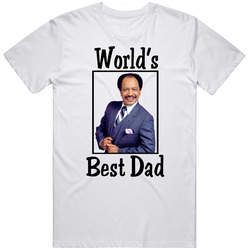 George Jefferson The Jeffersons World's Best Dad Tv Fan T Shirt