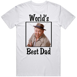Archie Bunker All In The Family World's Best Dad Tv Fan T Shirt