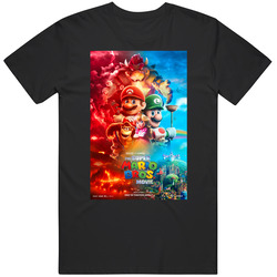 Super Mario Bros Movie Fan Cool T Shirt