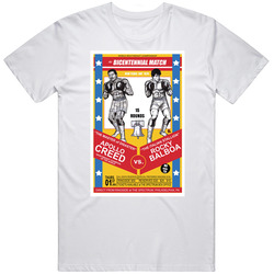 Rocky Vs Apollo Creed Poster Movie Fan Stallone T Shirt