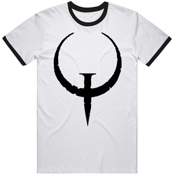 Quake Logo 90s Video Game T Shirt