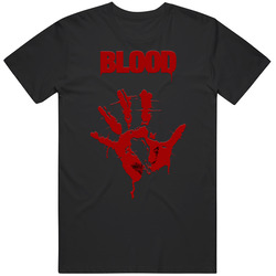 Blood Computer Video Game Shooter T Shirt