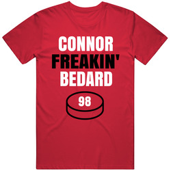Connor Freakin Bedard Chicago Hockey Fan T Shirt