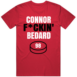 Connor Fckin Bedard Chicago Hockey Fan T Shirt