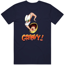 Earthworm Jim Groovy Video Game Fan T Shirt