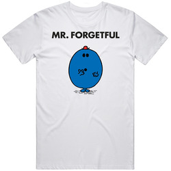 Mr Forgetful Mr Men Book Character T Shirt