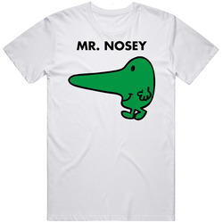 Mr Nosey Mr Men Book Character T Shirt