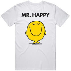 Mr Happy Mr Men Book Character T Shirt