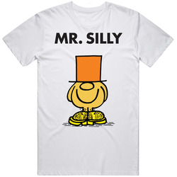 Mr Silly Mr Men Book Character T Shirt
