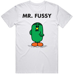 Mr Fussy Mr Men Book Character T Shirt