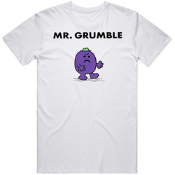 Mr Grumble Mr Men Book Character T Shirt
