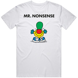 Mr Nonsense Mr Men Book Character T Shirt